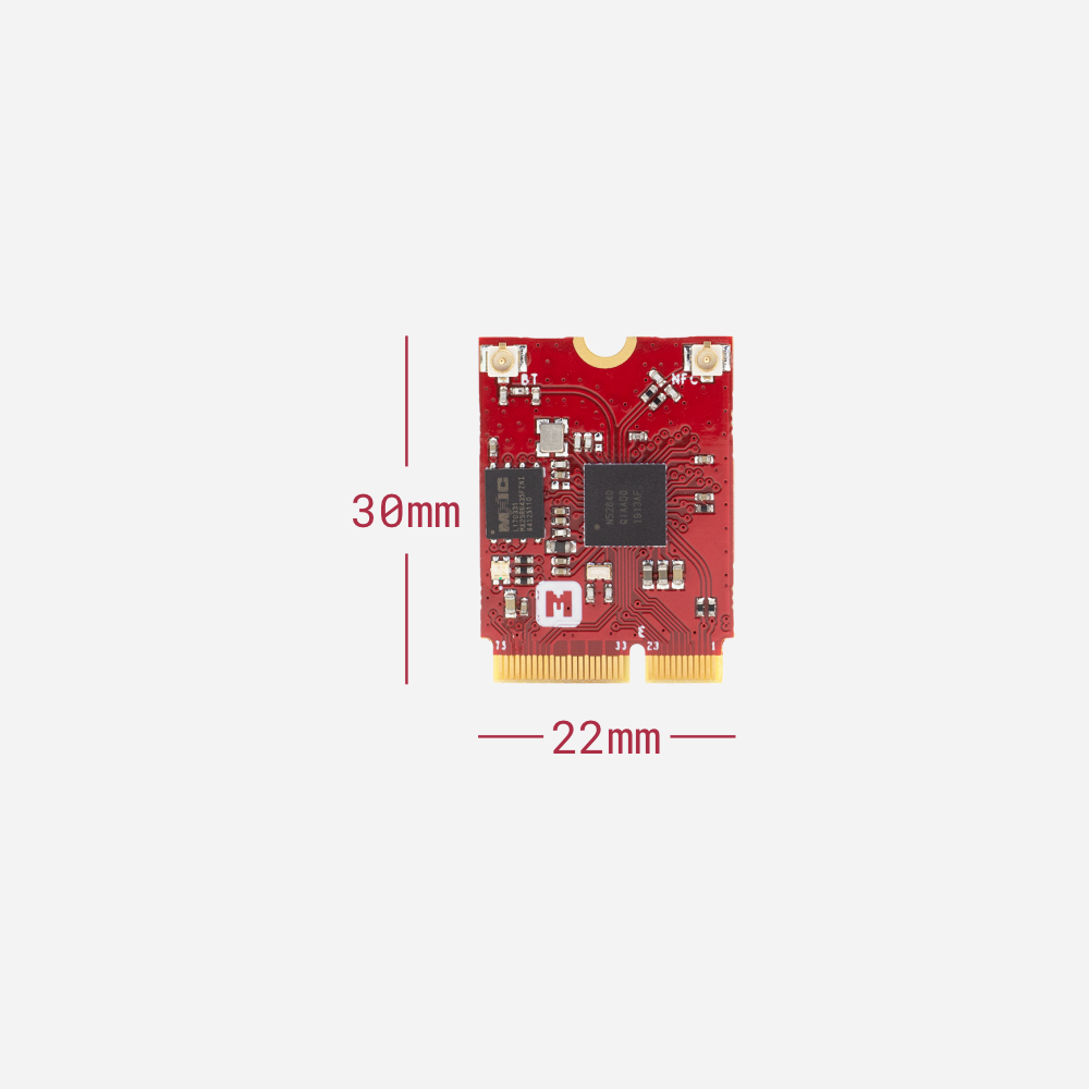 nRF52840 M.2 Module w/ PCB Antennas