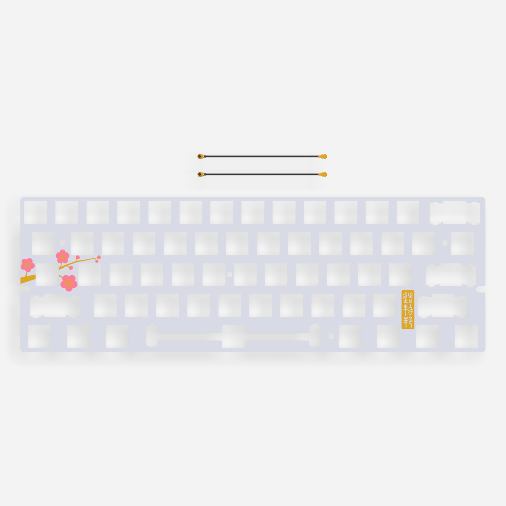 M60 Mechanical Keyboard Plate – makerdiary